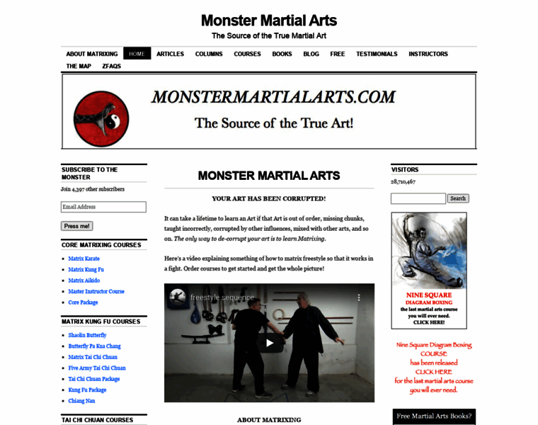 Monstermartialarts.com thumbnail