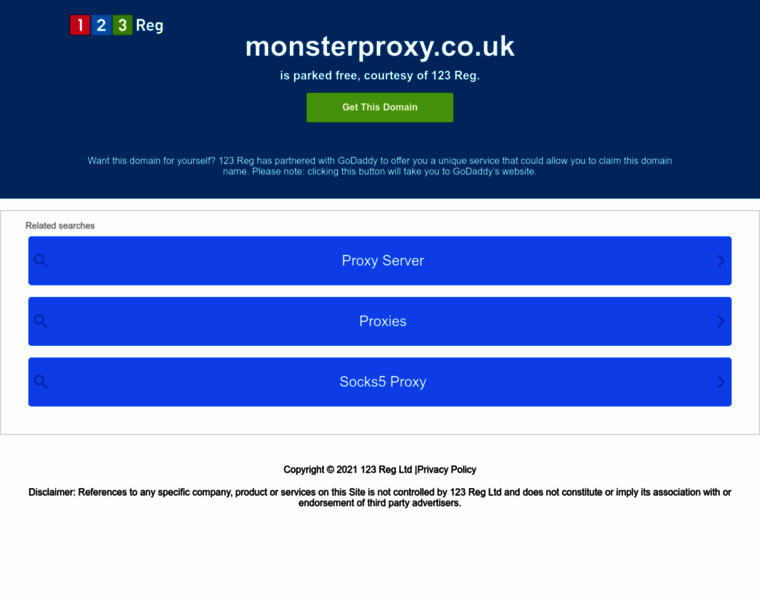 Monsterproxy.co.uk thumbnail