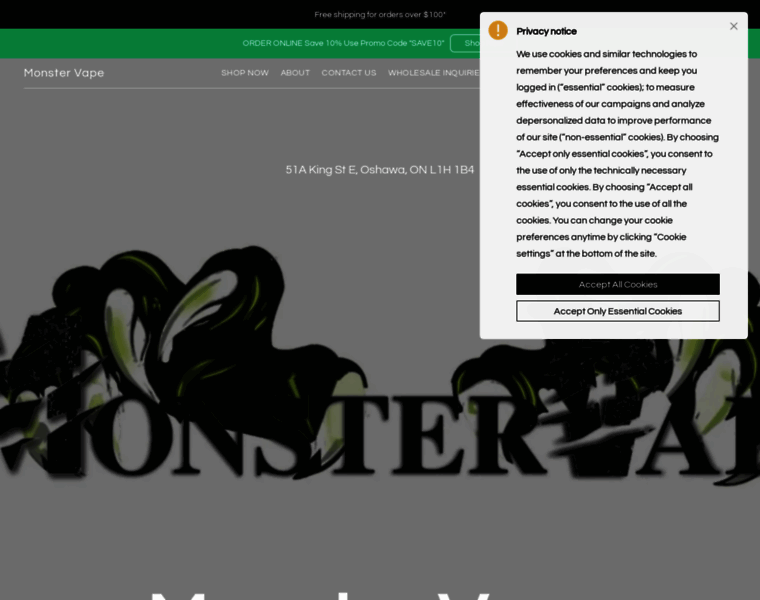 Monstervapes.ca thumbnail Monstervapes.ca thumbnail