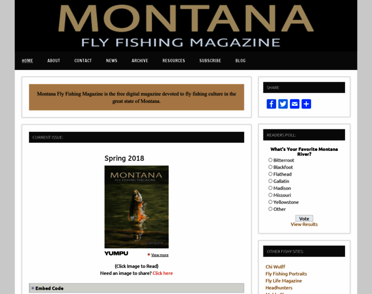 Montanaflyfishingmagazine.com thumbnail