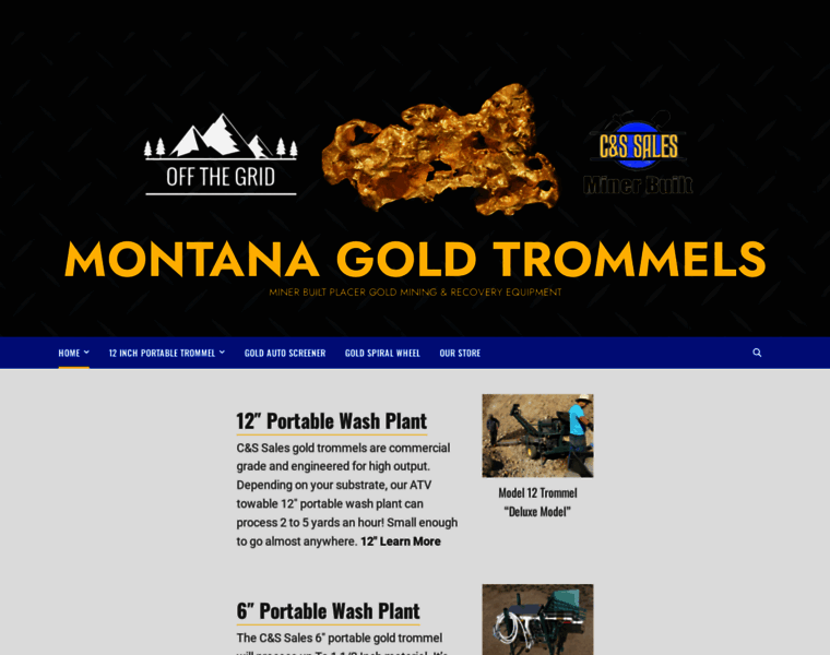 Montanagoldtrommels.com thumbnail