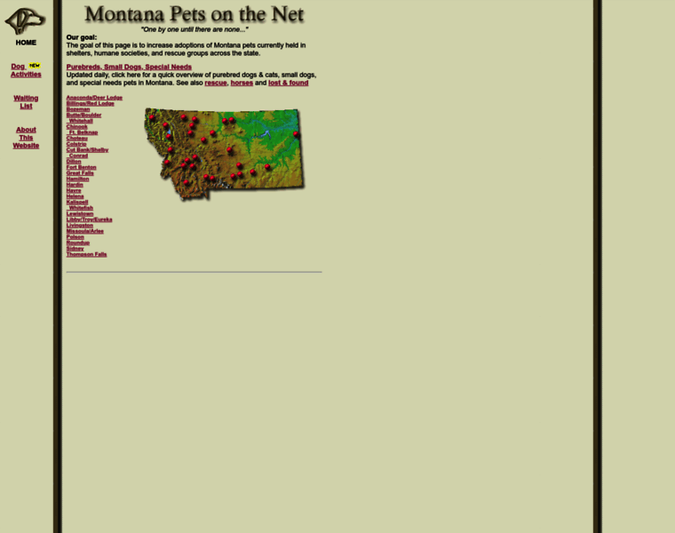 Montanapets.org thumbnail