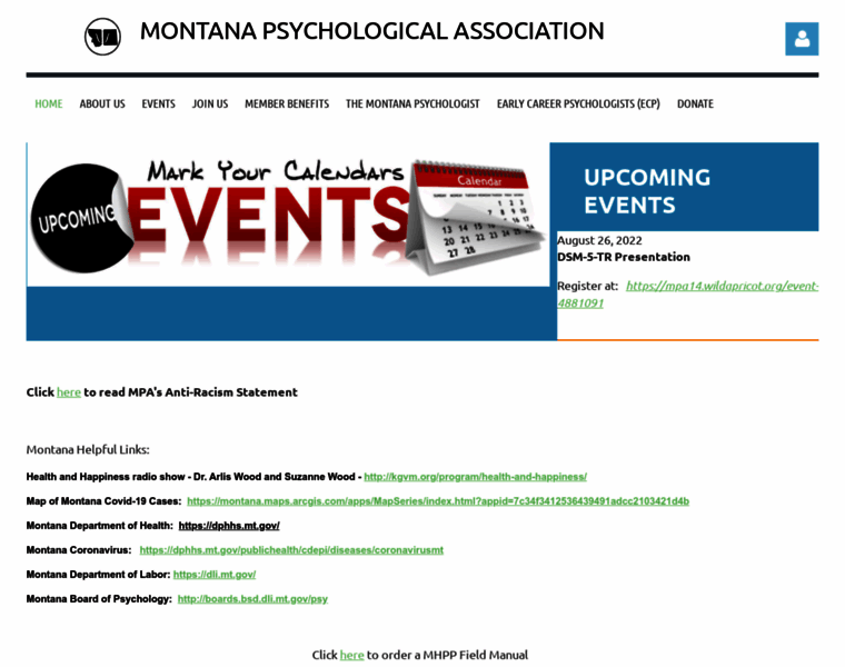 Montanapsychologicalassociation.org thumbnail