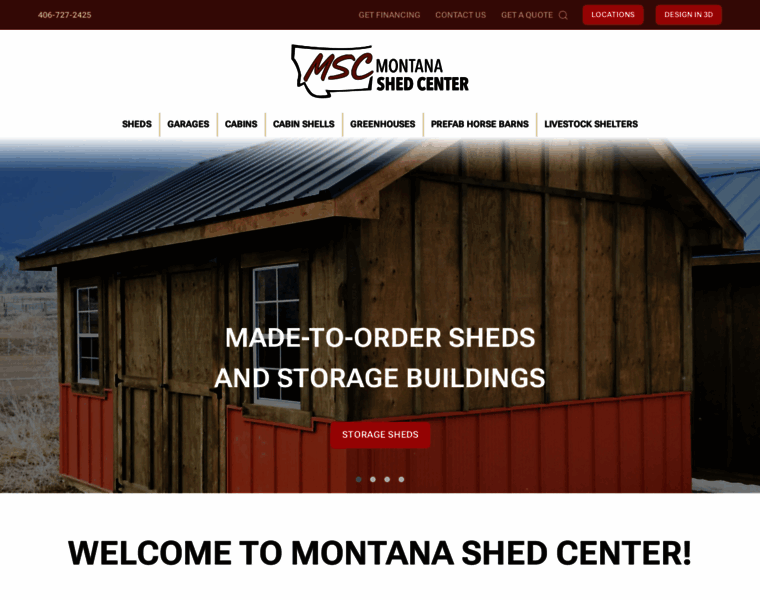Montanashedcenter.com thumbnail