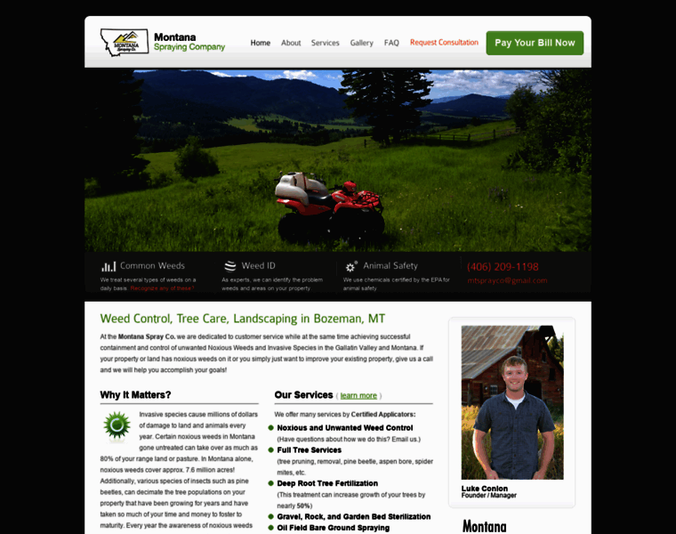 Montanasprayingcompany.com thumbnail