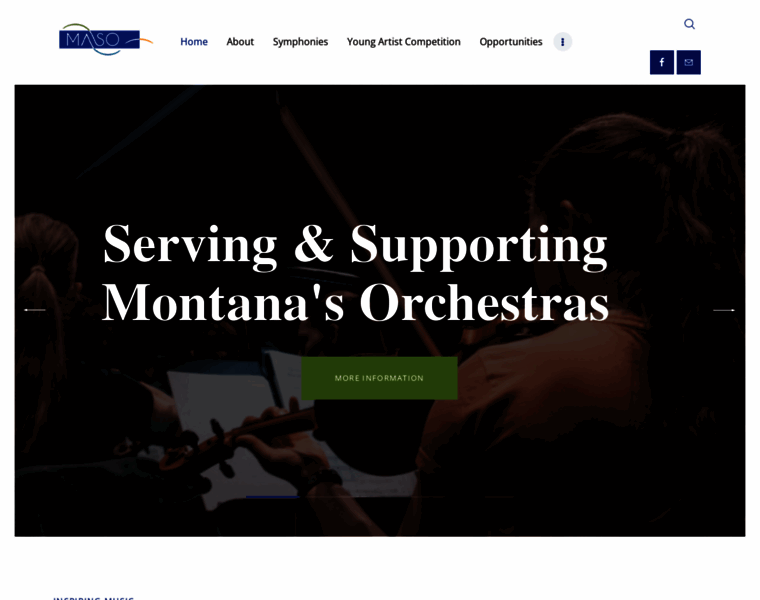 Montanasymphonies.org thumbnail