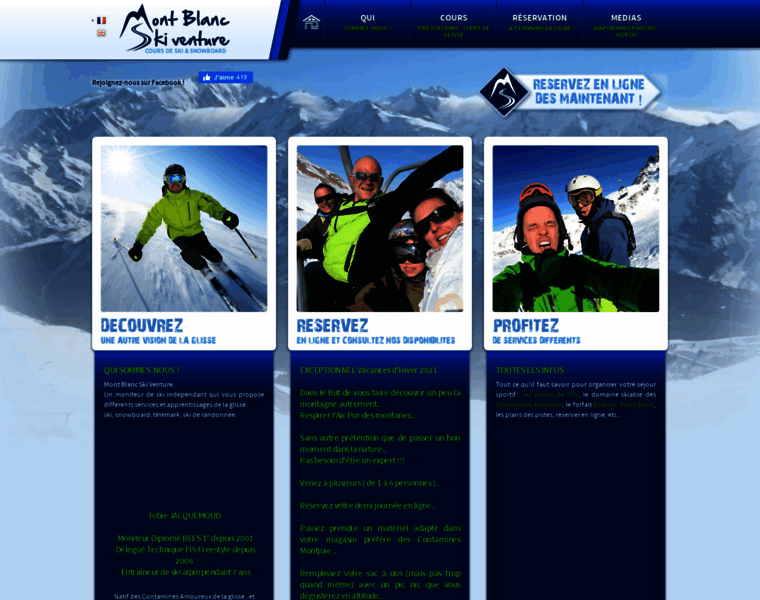 Montblanc-skiventure.com thumbnail