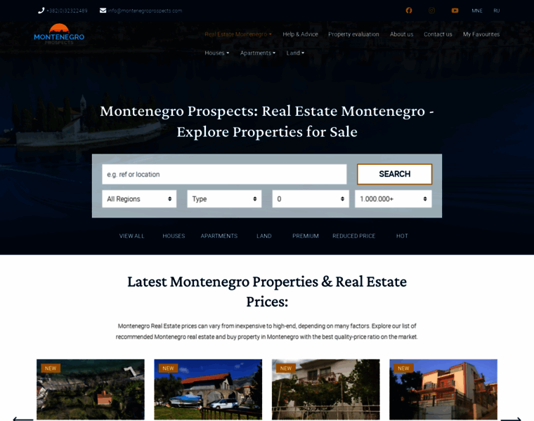 Montenegroprospects.com thumbnail