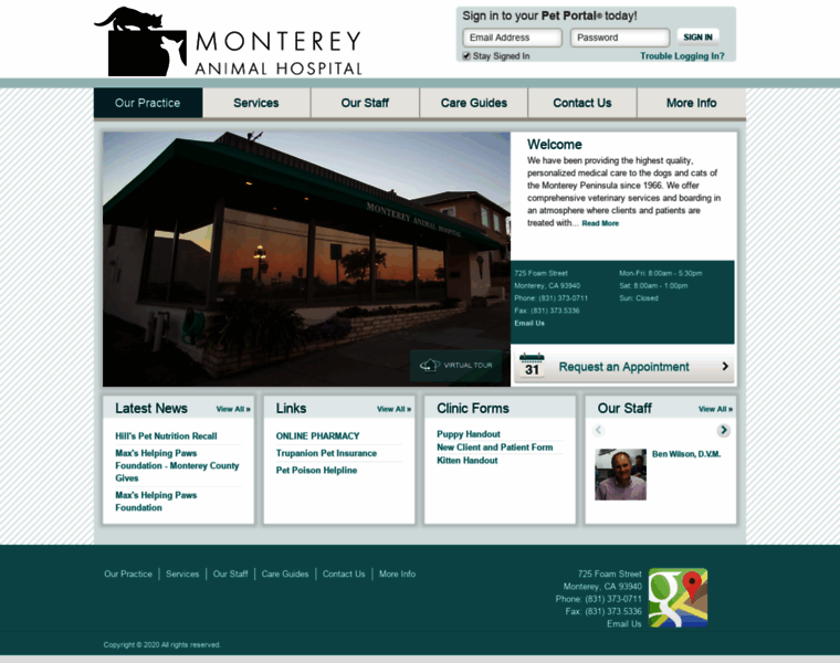 Montereyanimalhospital.com thumbnail