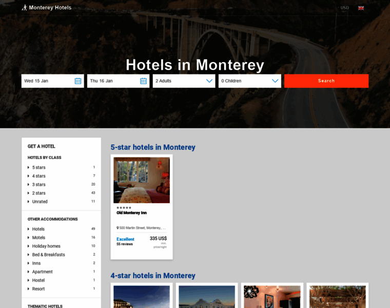 Montereycaliforniahotels.com thumbnail