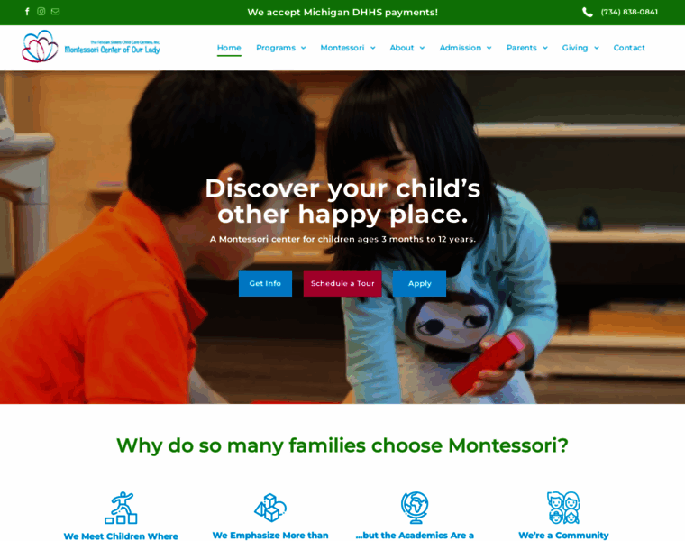 Montessoricenterofourlady.org thumbnail Montessoricenterofourlady.org thumbnail