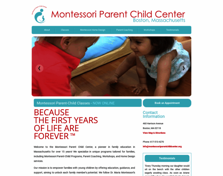Montessoriparentchildcenter.org thumbnail