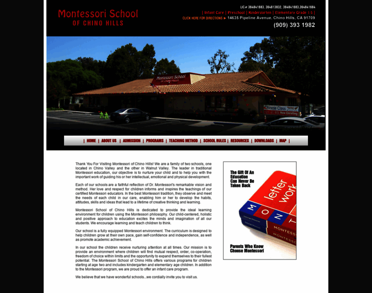 Montessorischoolofchinohills.com thumbnail