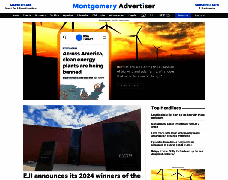 Montgomeryadvertiser.com thumbnail