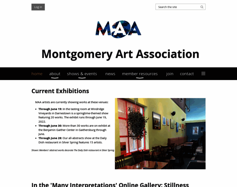 Montgomeryart.org thumbnail