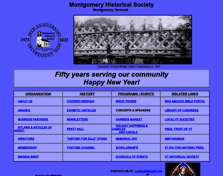 Montgomeryhistoricalsociety.org thumbnail