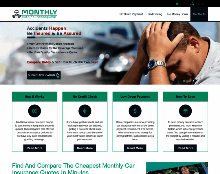 Monthlyautoinsurancequote.com thumbnail