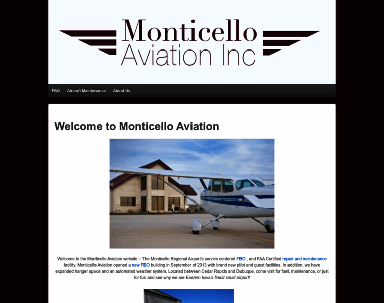 Monticello-aviation.com thumbnail