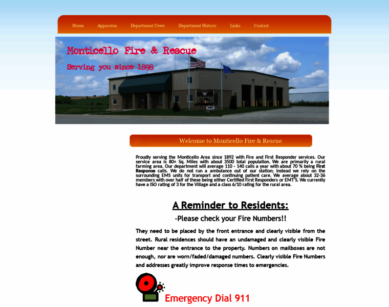 Monticello-fire.org thumbnail