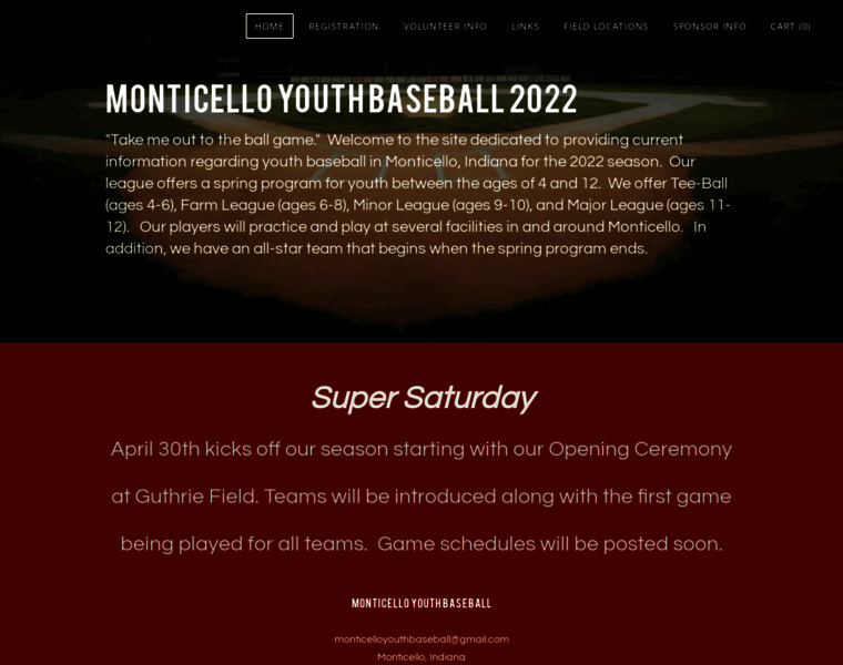 Monticelloyouthbaseball.com thumbnail