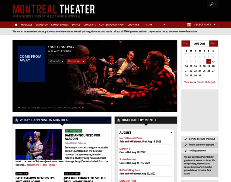 Montreal-theater.com thumbnail