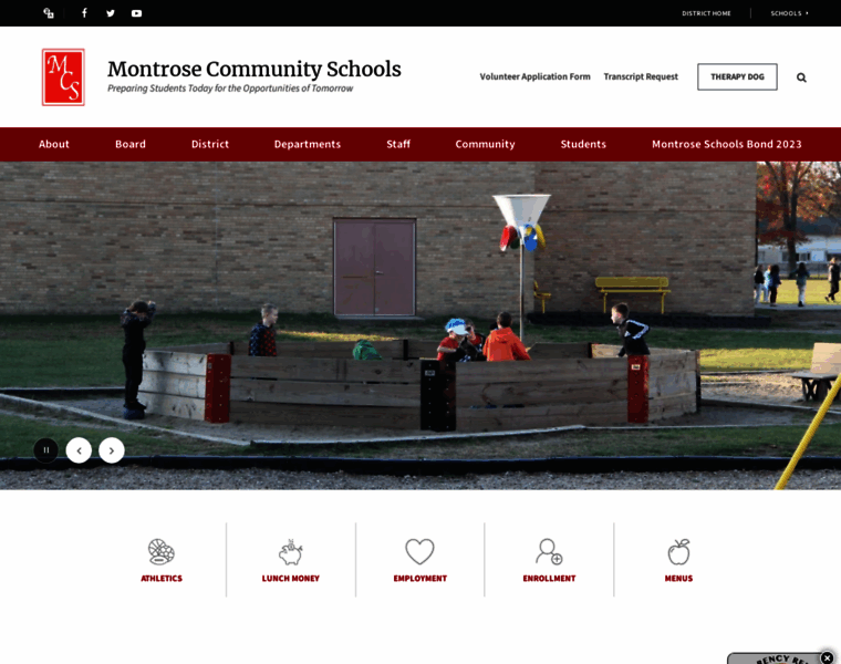 Montroseschools.org thumbnail