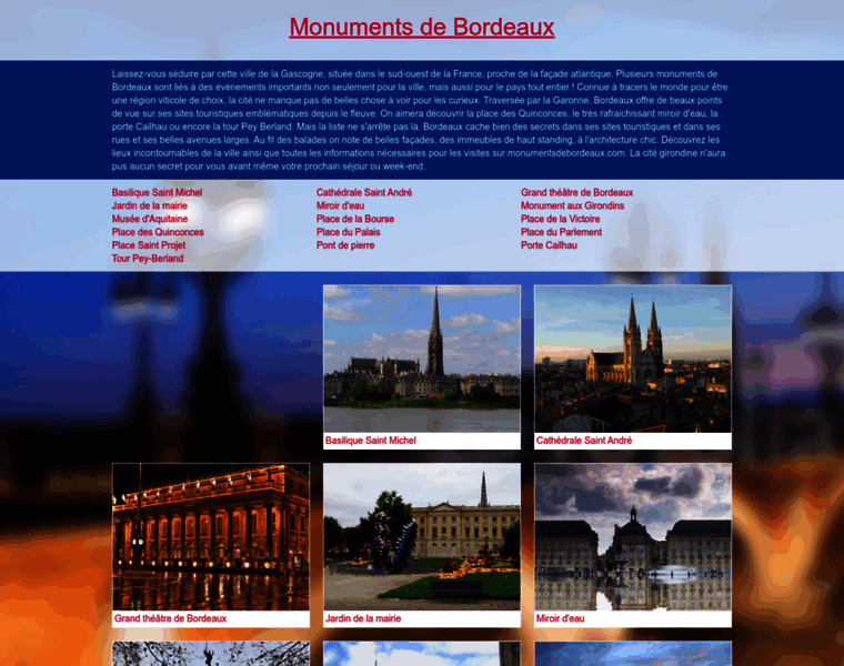 Monumentsdebordeaux.com thumbnail
