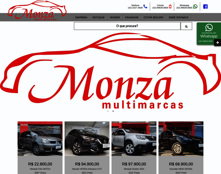 Monzaautomoveis.com.br thumbnail