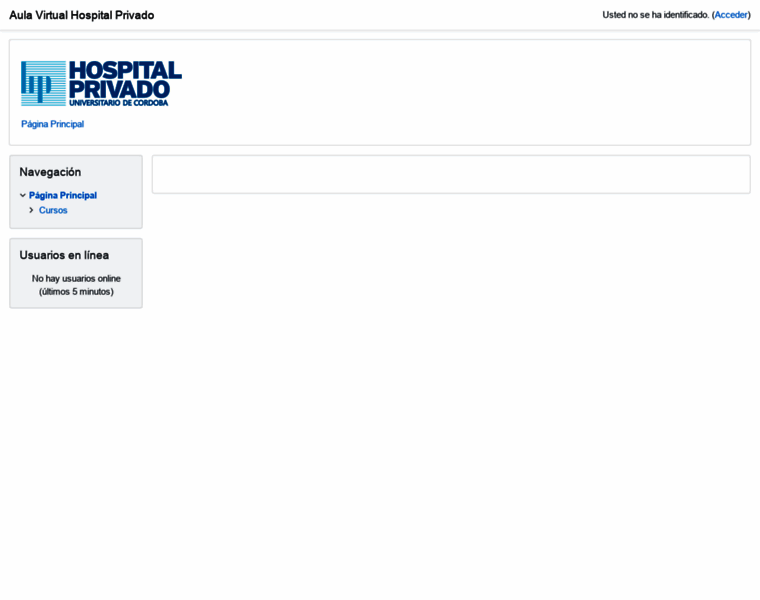 Moodle.hospitalprivado.com.ar thumbnail