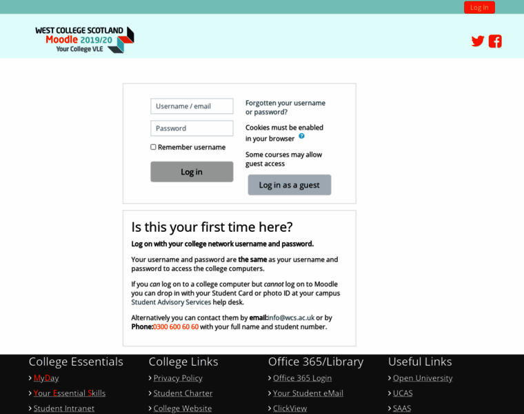 Moodle.westcollegescotland.ac.uk thumbnail