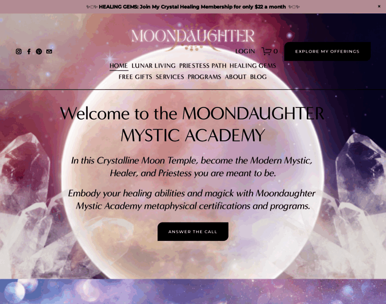 Moondaughter.com thumbnail