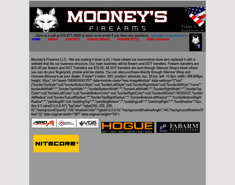 Mooneysfirearms.com thumbnail