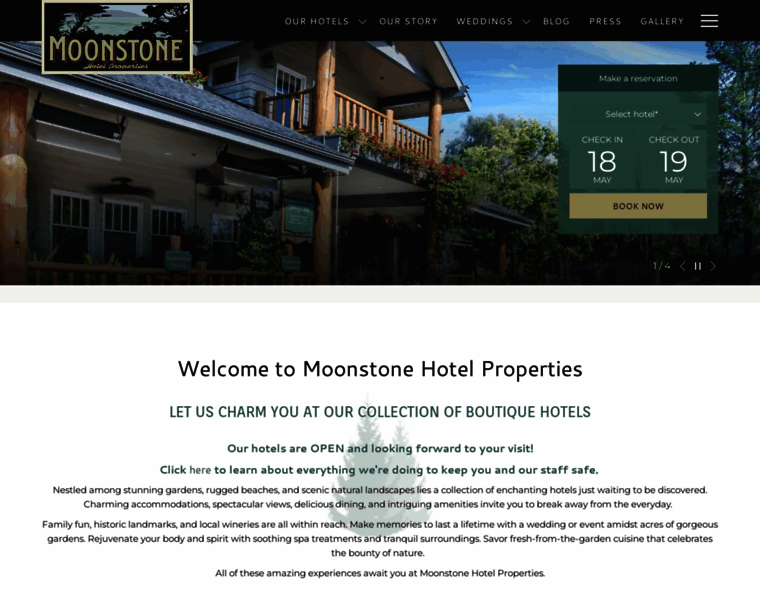 Moonstonehotels.com thumbnail