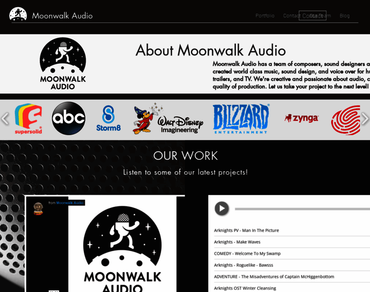 Moonwalkaudio.com thumbnail