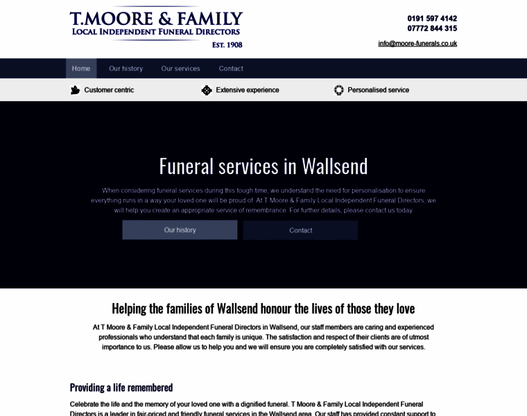 Moore-funerals.co.uk thumbnail