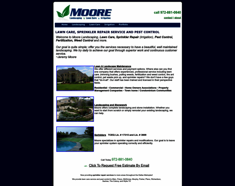 Moore-landscaping.com thumbnail