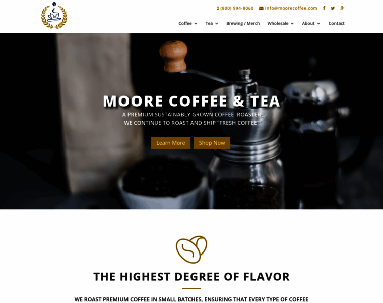 Moorecoffee.com thumbnail