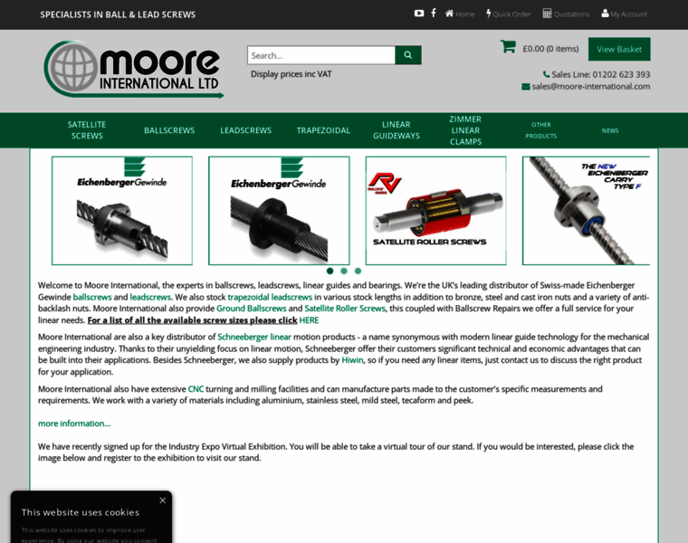 Mooreinternational.co.uk thumbnail