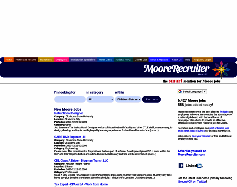 Moorerecruiter.com thumbnail