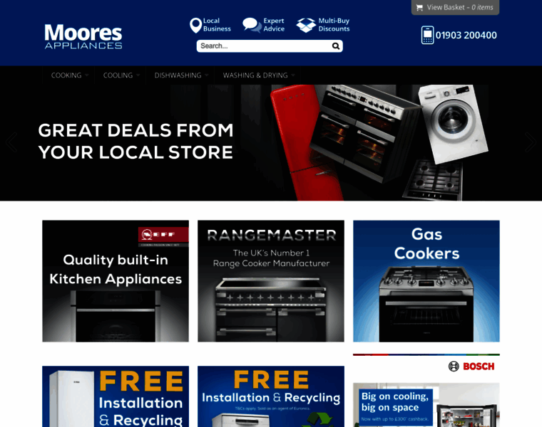 Mooresappliances.co.uk thumbnail