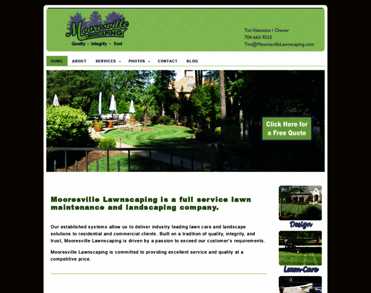 Mooresvillelawnscaping.com thumbnail