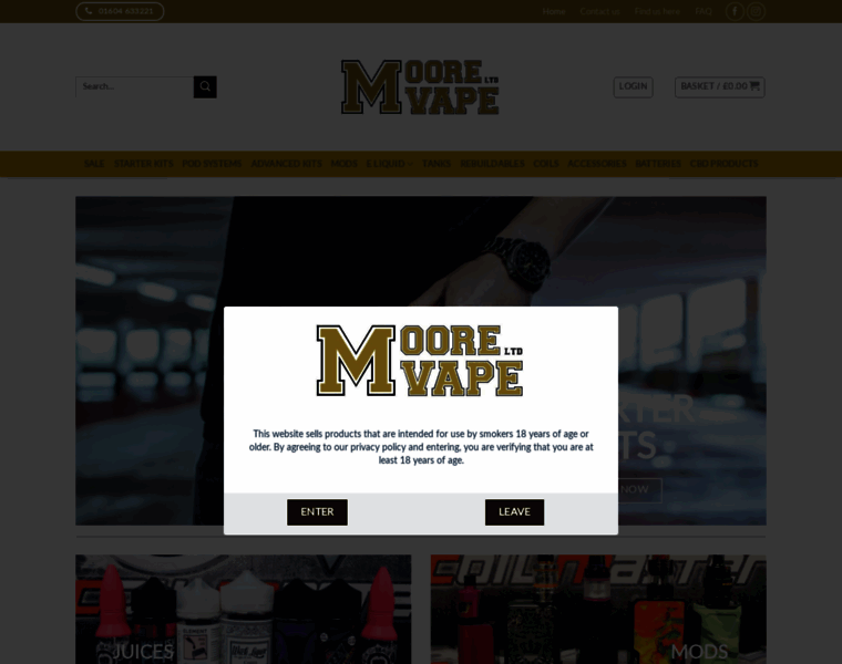 Moorevape.co.uk thumbnail