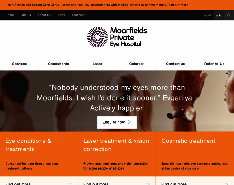 Moorfields-private.co.uk thumbnail