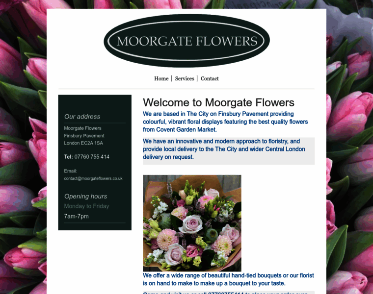 Moorgateflowers.co.uk thumbnail