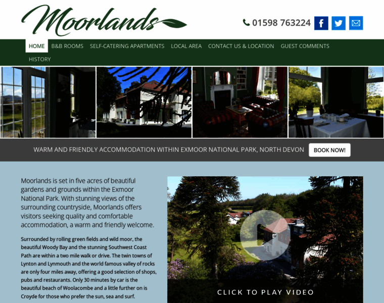 Moorlandshotel.co.uk thumbnail