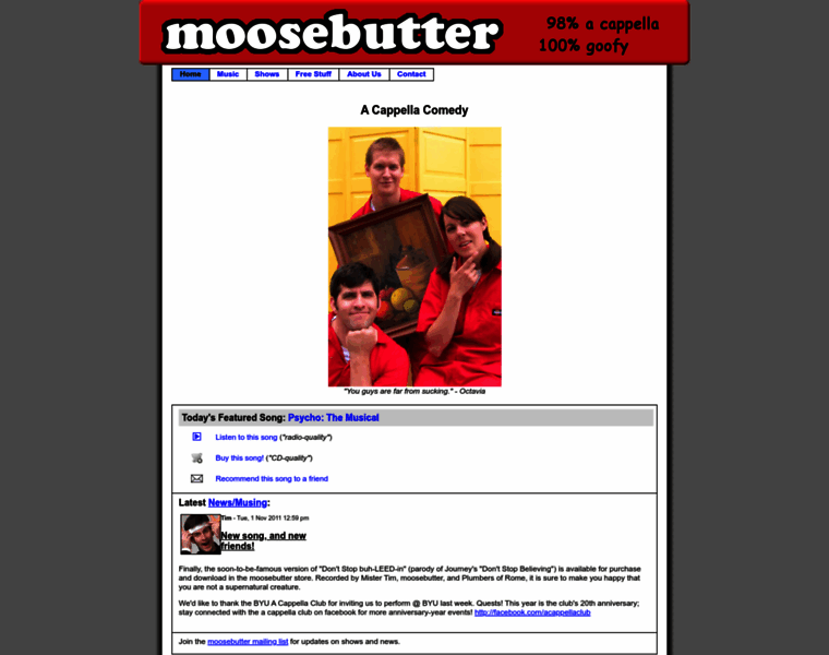 Moosebutter.com thumbnail