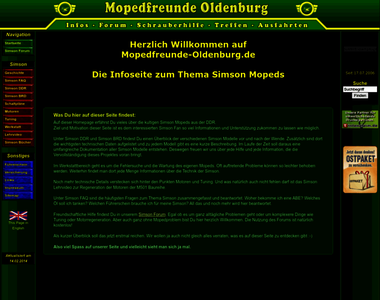 Mopedfreunde-oldenburg.de thumbnail