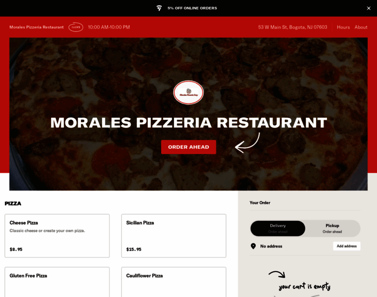 Moralespizzeriarestaurant.com thumbnail