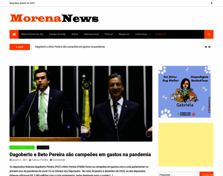 Morenanewsmidia.com.br thumbnail