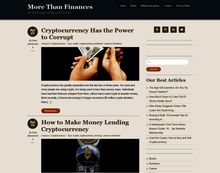 Morethanfinances.com thumbnail
